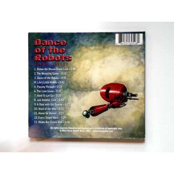 Steve Ouellet - Dance of the Robots CD Album - Electronic Instrumental Music - Picture 2 of 3